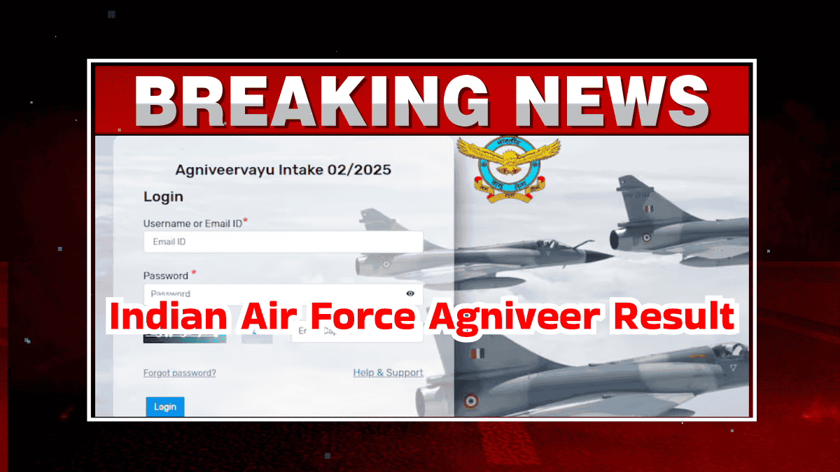 Indian Air Force Agniveer Result