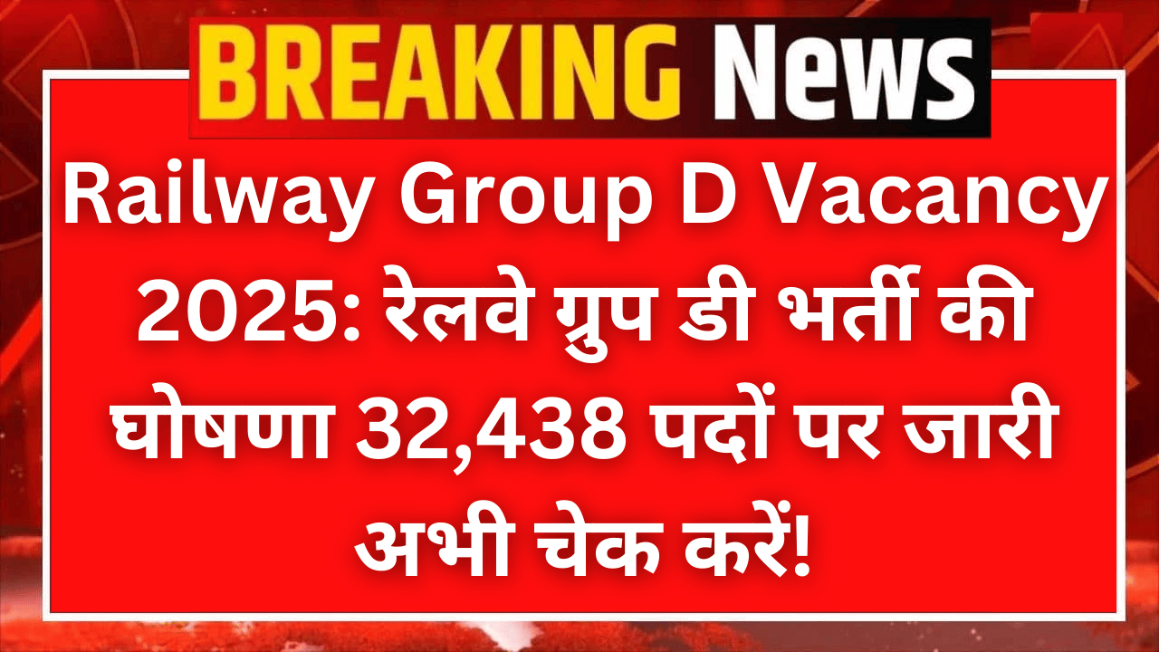 Railway Group D Vacancy 2025