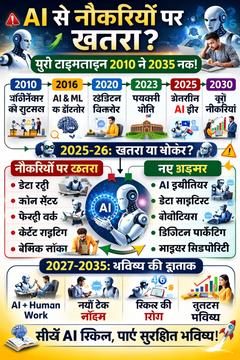 AI से नौकरियों पर खतरा