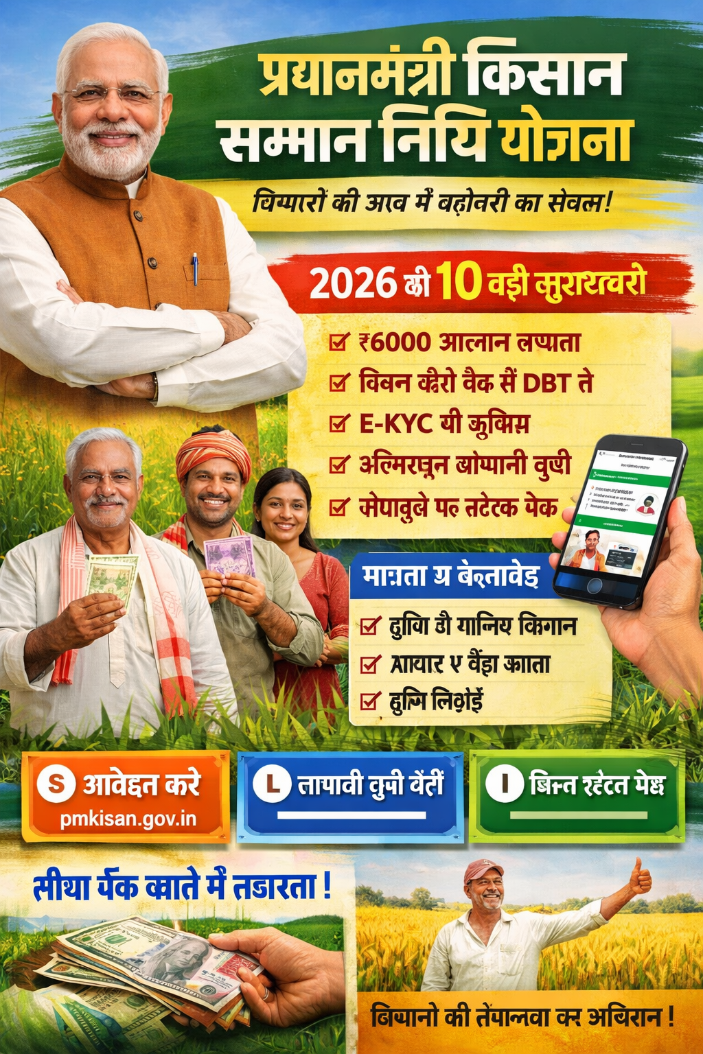 प्रधानमंत्री किसान सम्मान निधि योजना: 2026 की 10 बड़ी शानदार खुशखबरी और सम्पूर्ण गाइड