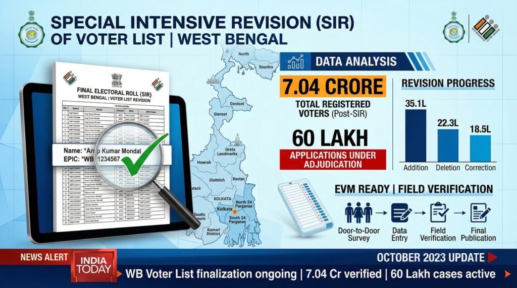 West Bengal में वोटर लिस्ट West Bengal में वोटर लिस्ट